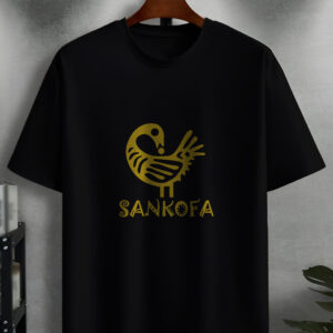 SANKOFA BLACK T-SHIRT